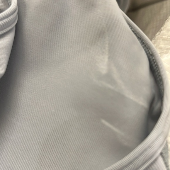 NW Under Armour Gray Sports Bra Moisture-Wicking Racerback - Picture 7 of 8